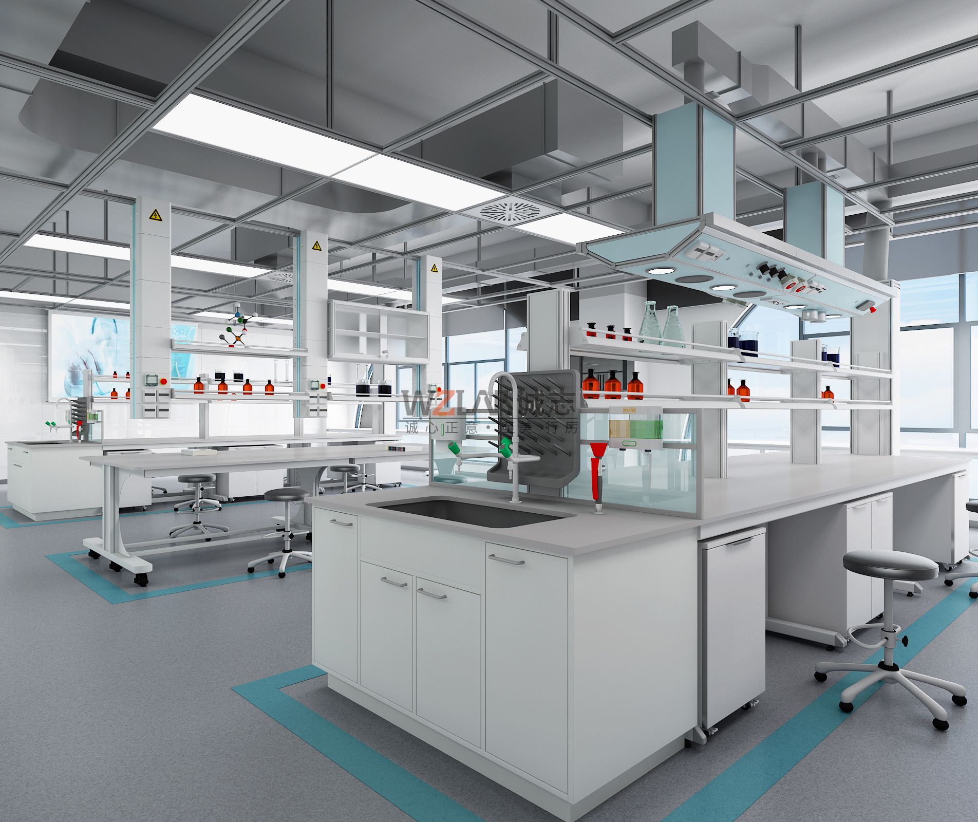 實驗室裝飾風格如何定位